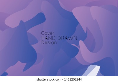 Abstract cover template with gradient design elements. Futuristic abstract modern pattern with fluid colors creating digital art. Bright colored background artistic social media web banner