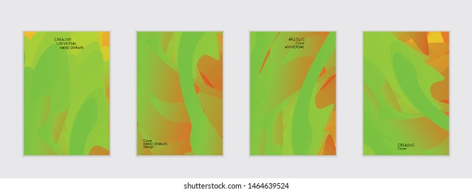 Abstract cover template with gradient design elements. Futuristic abstract modern pattern with fluid colors creating digital art. Bright colored background artistic social media web banner