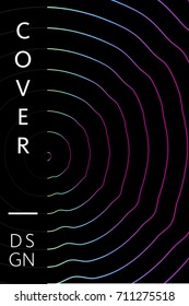 Abstract cover template, liquid gradient colors with fluid shapes and copy space for text. Trendy style for banner, business card, logo, branding or background.Bright vector cover illustration design 
