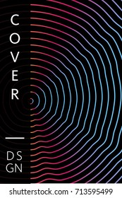 Abstract cover template, liquid gradient colors with fluid shapes and copy space for text. Trendy style for banner, business card, logo, branding or background.Bright vector cover illustration design 