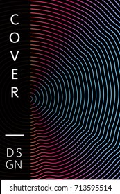 Abstract cover template, liquid gradient colors with fluid shapes and copy space for text. Trendy style for banner, business card, logo, branding or background.Bright vector cover illustration design 