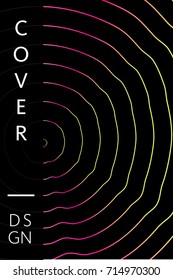 Abstract cover template, liquid gradient colors with fluid shapes and copy space for text. Trendy style for banner, business card, logo, branding or background.Bright vector cover illustration design 