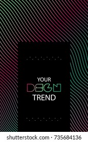 Abstract cover template, liquid gradient colors with fluid shapes and copy space for text. Trendy style for banner, business card, logo, branding or background.Bright vector cover illustration design 