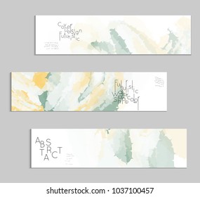 Abstract cover template with watercolor design elements. Poster with geometric shapes and multicolored transparent random overlapping shapes creating vector watercolor effect.
