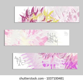 Abstract cover template with watercolor design elements. Poster with geometric shapes and multicolored transparent random overlapping shapes creating vector watercolor effect.