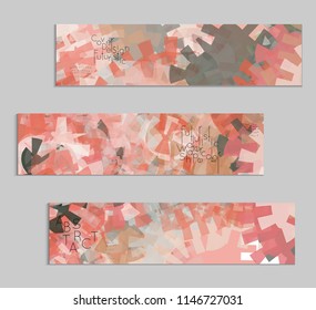 Abstract cover template with watercolor design elements. Poster with geometric shapes and multicolored transparent random overlapping shapes creating vector watercolor effect.