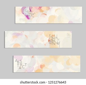 Abstract cover template with watercolor design elements. Poster with geometric shapes and multicolored transparent random overlapping shapes creating vector watercolor effect.