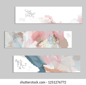 Abstract cover template with watercolor design elements. Poster with geometric shapes and multicolored transparent random overlapping shapes creating vector watercolor effect.