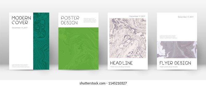 Abstract cover. Unique design template. Suminagashi marble minimal poster. Unique trendy abstract cover. Business vector illustration.
