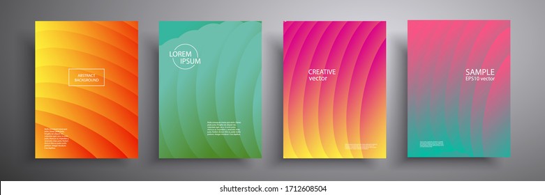 Abstrakte Titelgrafik zur Vektorillustration. Zukünftiges geometrisches Design. Sammlung von Vorlagen für Broschüren, Plakate, Cover, Notebooks, Magazine, Banner, Flyer und Karten.