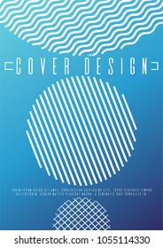 Abstract coverage design for your business. Vector cover design. Can be used for poster, brochure, magazine, card, book, flyer, banner, anniversary
 Trendy corporate style.