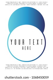 Abstract coverage design for your business. Set of sheets A4.  Can be used for poster, brochure, magazine, card, book, flyer, banner, anniversary. Trendy corporate style.
