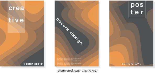 Abstract covers design. Geometric halftone gradients, art for background, Blank for design. Eps10 vector.