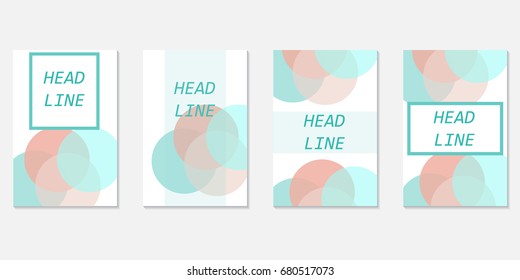 Abstract covers design. Minimalist geometric template. Vector illustration.