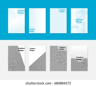 Abstract covers design. Minimalist geometric template. Vector illustration.