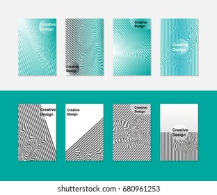 Abstract covers design. Minimalist geometric template. Vector illustration.