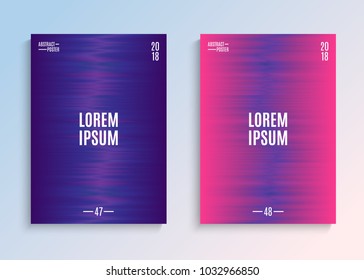 Abstract covers with dynamic patterns. Modern minimal design. Vector illustration.