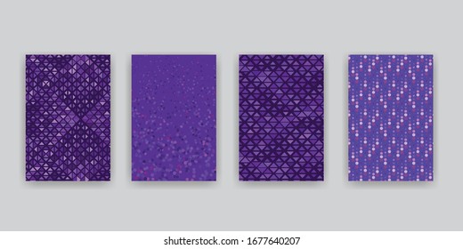 Abstract covers. Geometric vector patterns