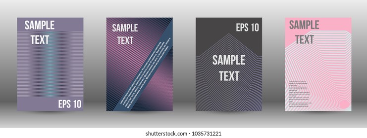 Abstract covers from lines. Modern design template. Rich design of VIP. Future futuristic template with abstract lines for banner design, poster, booklet, report, journal.