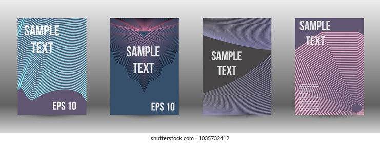 Abstract covers from lines. Modern design template. Rich design of VIP. Future futuristic template with abstract lines for banner design, poster, booklet, report, journal.