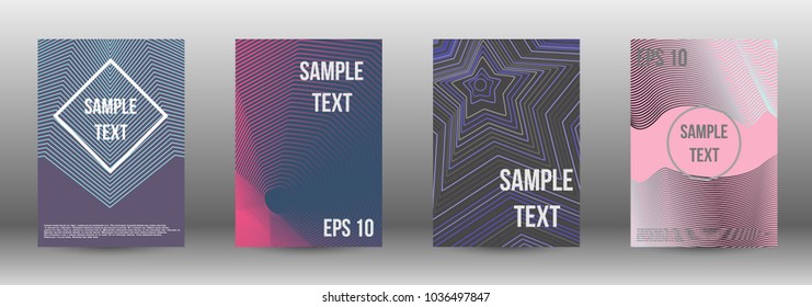 Abstract covers from lines. Modern design template. Rich design of VIP. Future futuristic template with abstract lines for banner design, poster, booklet, report, journal.