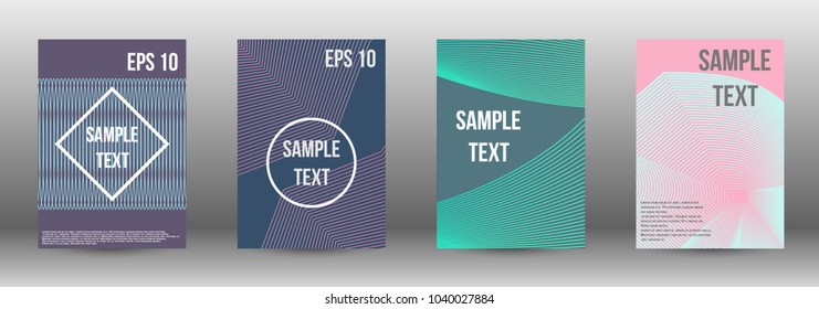 Abstract covers from lines. Modern design template. Rich design of VIP. Future futuristic template with abstract lines for banner design, poster, booklet, report, journal.