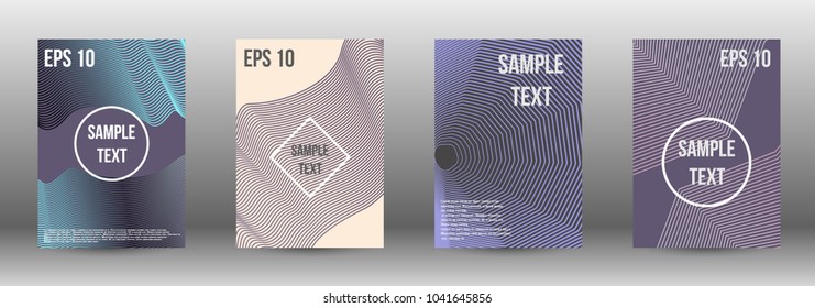Abstract covers from lines. Modern design template. Rich design of VIP. Future futuristic template with abstract lines for banner design, poster, booklet, report, journal.