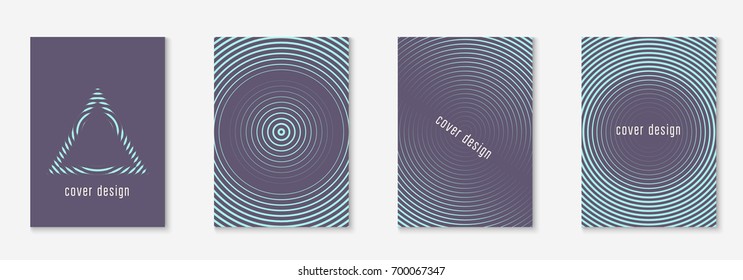 Abstract covers set. Minimal trendy vector with halftone gradients. Geometric future template for flyer, poster, brochure and invitation. Minimalistic colorful cover. Abstract EPS 10 illustration.