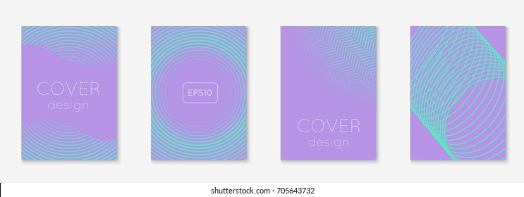 Abstract covers set. Minimal trendy vector with halftone gradients. Geometric future template for flyer, poster, brochure and invitation. Minimalistic colorful cover. Abstract EPS 10 illustration.