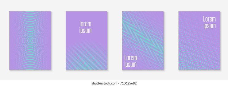 Abstract covers set. Minimal trendy vector with halftone gradients. Geometric future template for flyer, poster, brochure and invitation. Minimalistic colorful cover. Abstract EPS 10 illustration.