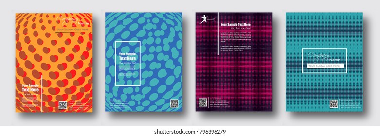 Abstract covers set vector design. Collection of Professional business flyer, stylish brochure, magazine cover, poster & corporate banner design, brochure design template, corporate backgrounds, EPS10