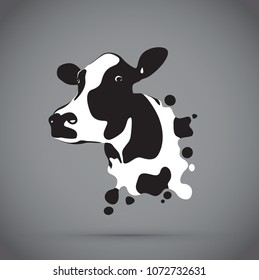 abstract cow head 