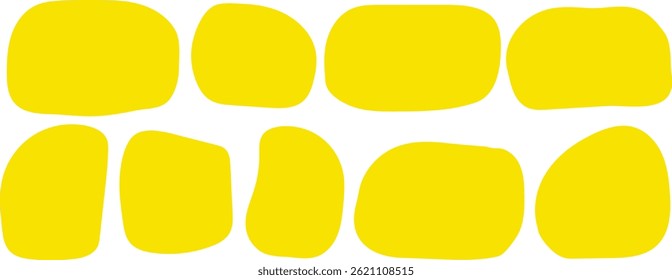 Abstract Cow Print and Colorful Blob Shape Collection