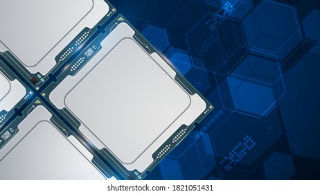 abstract cpu computing system working design concept background eps 10 vector