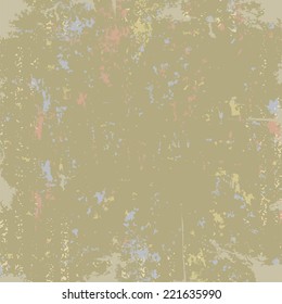 Abstract cracked wall grunge background. Vector illustration