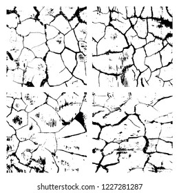 Abstract Cracked Wall Texture