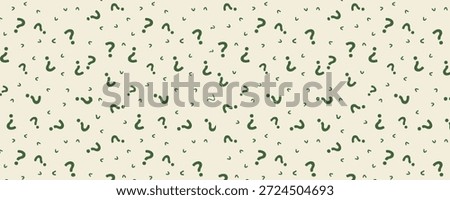 Abstract cream background with random green letters