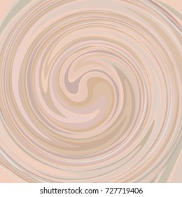 Abstract cream swirl texture background. Creamy spiral twirl vector backdrop.