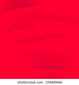 Abstract creased background with faceted surface - red color.
