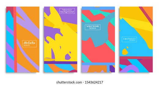 Abstract creative artistic background, brush strokes. Template for greeting card, invitation. Rough drawn scribbles doodles trendy design. Anniversary, birthday, wedding, party, social media banners