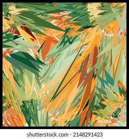 Abstract creative artistic pattern. Vector Illustration.