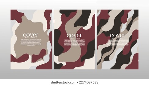 Abstract creative artistic template set. Universal Cover Design for Annual Report, Brochure, Flyer, Presentation, Leaflet, Magazine, Story.