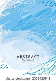 Abstract creative artistic templates. Suitable for poster, greeting and business card, invitation, flyer, banner, brochure, email header, post in social networks, advertising, events and page cover.