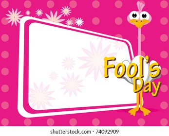 abstract creative artwork background for april fools day