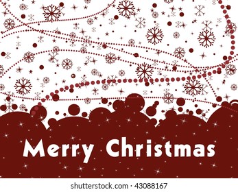 abstract creative artwork background for christmas celebration