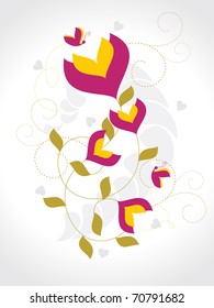abstract creative artwork background for love