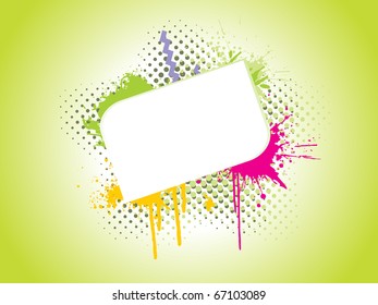 Abstracte creatieve kunstwerkachtergrond, vectorillustratie