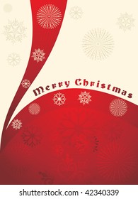 abstract creative artwork pattern merry christmas greeting card
