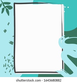 Abstract creative background for banner, poster, greeting card, cover, flyer, invitation. Bright geometric vector texture with scribbles, ink, brush strokes. Illustration for design.