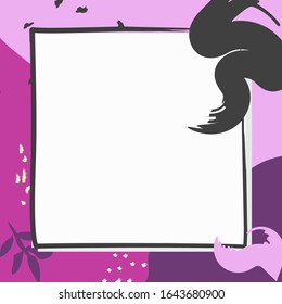 Abstract creative background for banner, poster, greeting card, cover, flyer, invitation. Bright geometric vector texture with scribbles, ink, brush strokes. Illustration for design.